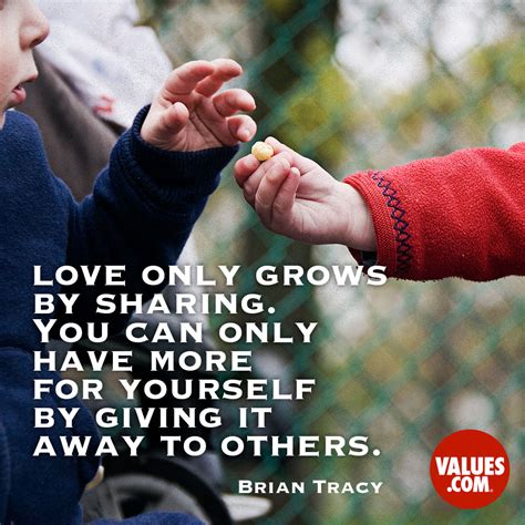 GIVING, SHARING, LOVING .